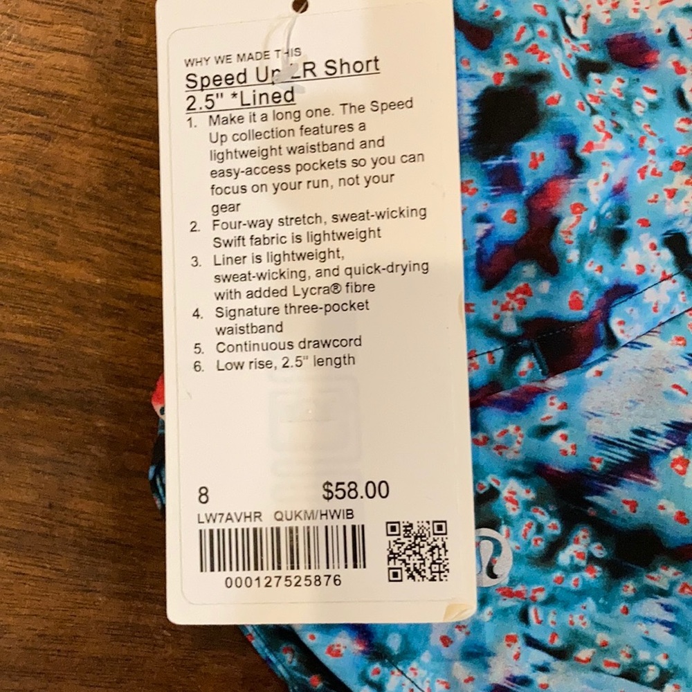Rare Lululemon Speed Up Shorts sz 8. 2.5” inseam. NWT🔥 - Picture 3 of 6
